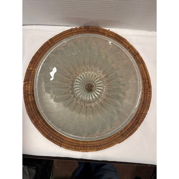 Clear Glass Cake Dessert Bowl Pedestal Foot 7.75" x 4" - Picture 2 of 8